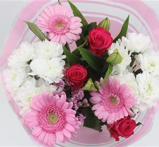 Boeket 3 Roos 3 Germini Roze (20107)